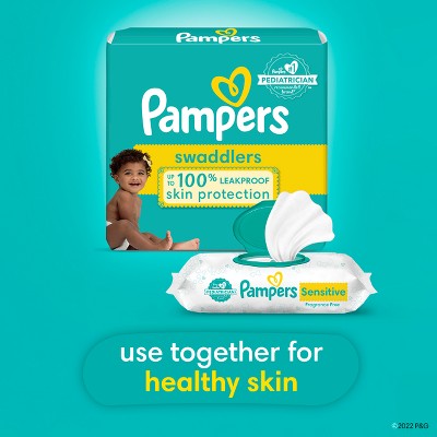 Pampers Swaddlers Soft Sensitive Skin Baby Diapers - 22ct