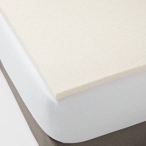 1.5" Performance Memory Foam Mattress Topper - Threshold - 1 of 4