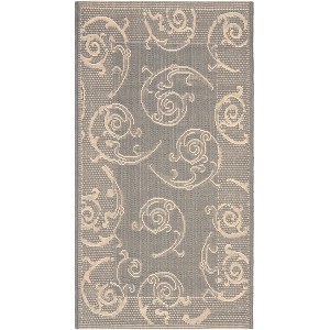 Courtyard CY2665 UV & Stain Resistant Non-Shedding Power Loomed Indoor/Outdoor Rugs - Safavieh - 1 of 3