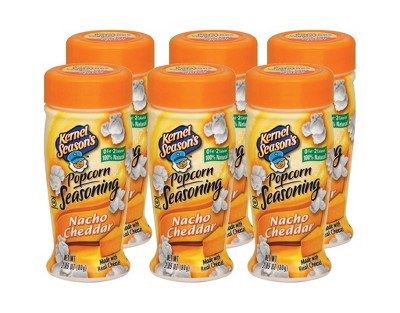Kernel Seasons Popcorn Seasoning Nacho Cheddar - Case of 6/2.85 oz