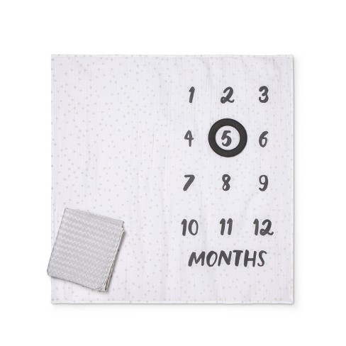 Target baby best sale milestone blanket