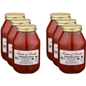 Michaels of Brooklyn Pasta Sauce Puttanesca - Case of 6 - 32 OZ - 1 of 4