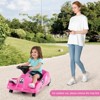 Costway 12V Ride on Toy Car Electric Go Kart with Cleaning Fun & Remote Control Pink/Rose red/Blue - 2 of 4