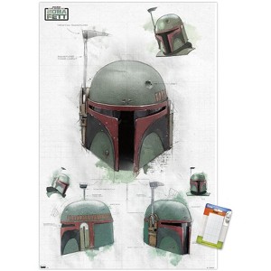 Trends International Star Wars: The Book of Boba Fett - Helmet Turns Unframed Wall Poster Prints - 1 of 4