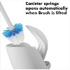 Automatic Toilet Brush with Self-Opening Canister - Hands-Free Operation, Compact and Hygienic Bathroom Storage Solution - 3 of 4