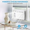 ABS Window Air Conditioner 5000 BTU, Fixed Frequency, Mechanical Operation, 7-Level Temperature Control, 2-Speed Fan - 4 of 4
