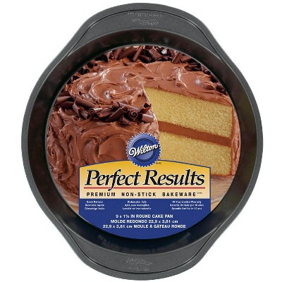 Wilton Premium 9 in. W X 9 in. L Round Cake Pan Gray 1 pk
