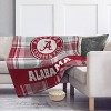NCAA Alabama Crimson Tide Plaid Ultra Cozy Throw Blanket - 2 of 3