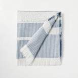Dimensional Stripe Dobby Throw Blanket - Hearth & Hand™ with Magnolia