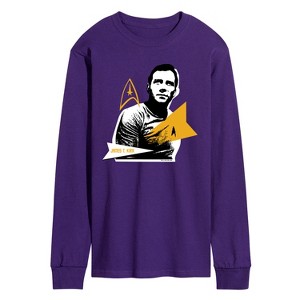 Men's - Star Trek - Retro Kirk Long Sleeve Graphic T-Shirt - 1 of 3