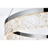 Elegant Lighting Linden 1 - Light Chandelier in  Chrome - 4 of 4
