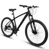 Infurnic Bicycles Mountain Bike 21 Speed, Aluminum Frame Disc Brake, Mountain biking for both men and women, Black, 70*27*39.5 - 2 of 4