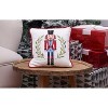 C&F Home 10" x 10" Nutcracker Wreath Embroidered Small Christmas Throw Pillow - 4 of 4