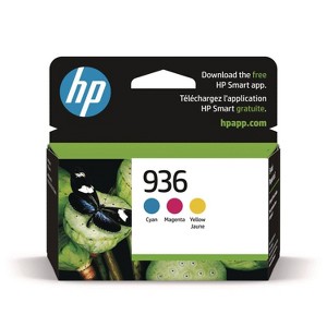 HP 936 CMY Original Ink Cartridge 3-Pack - 1 of 4