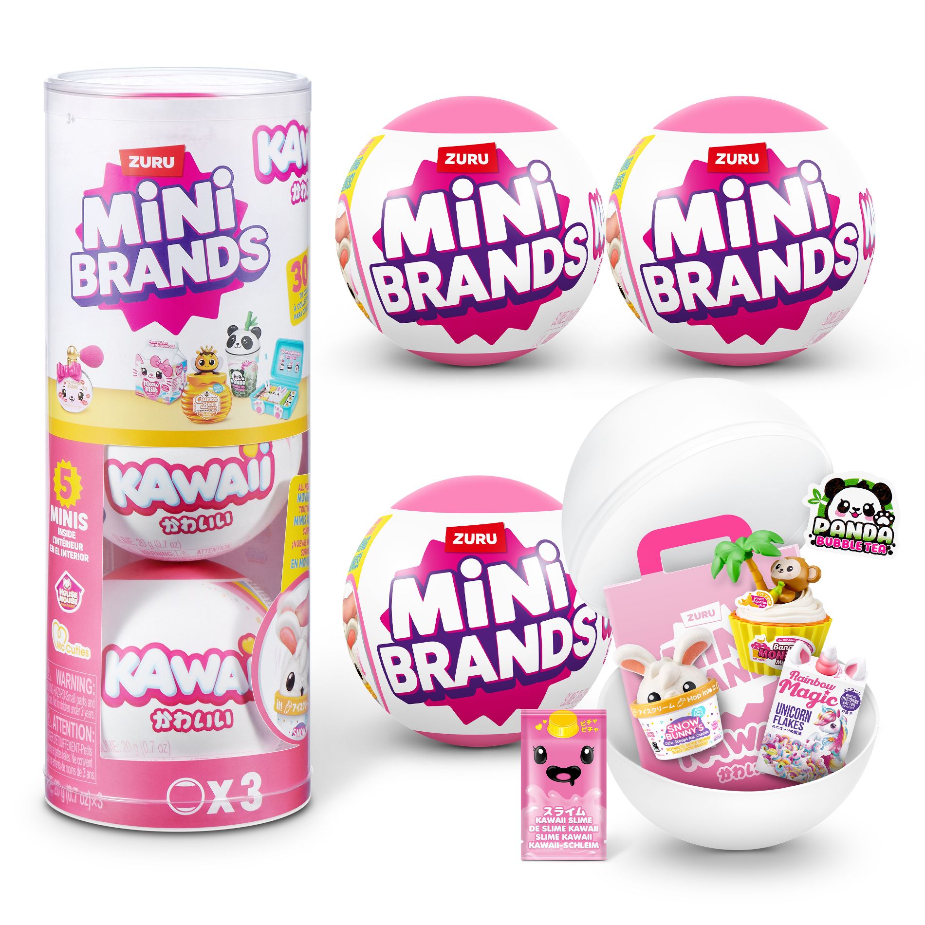 Mini Brands Kawaii Kuties - 3pk