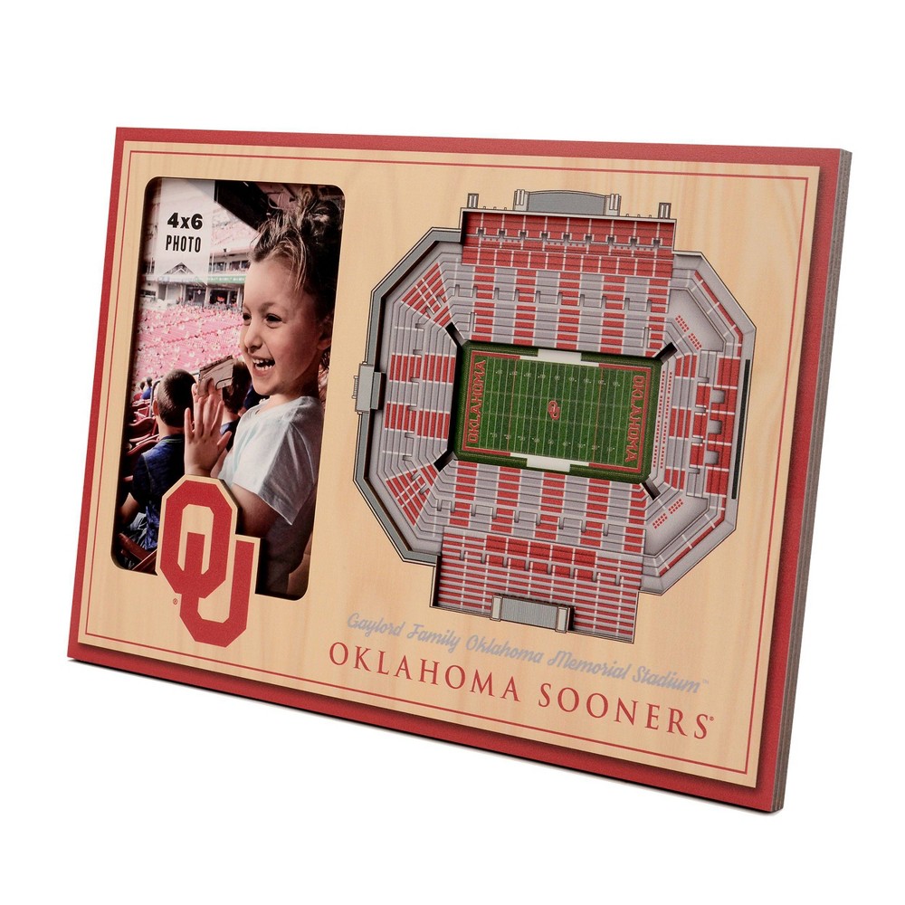 Photos - Photo Frame / Album 4" x 6" NCAA Oklahoma Sooners 3D StadiumViews Picture Frame