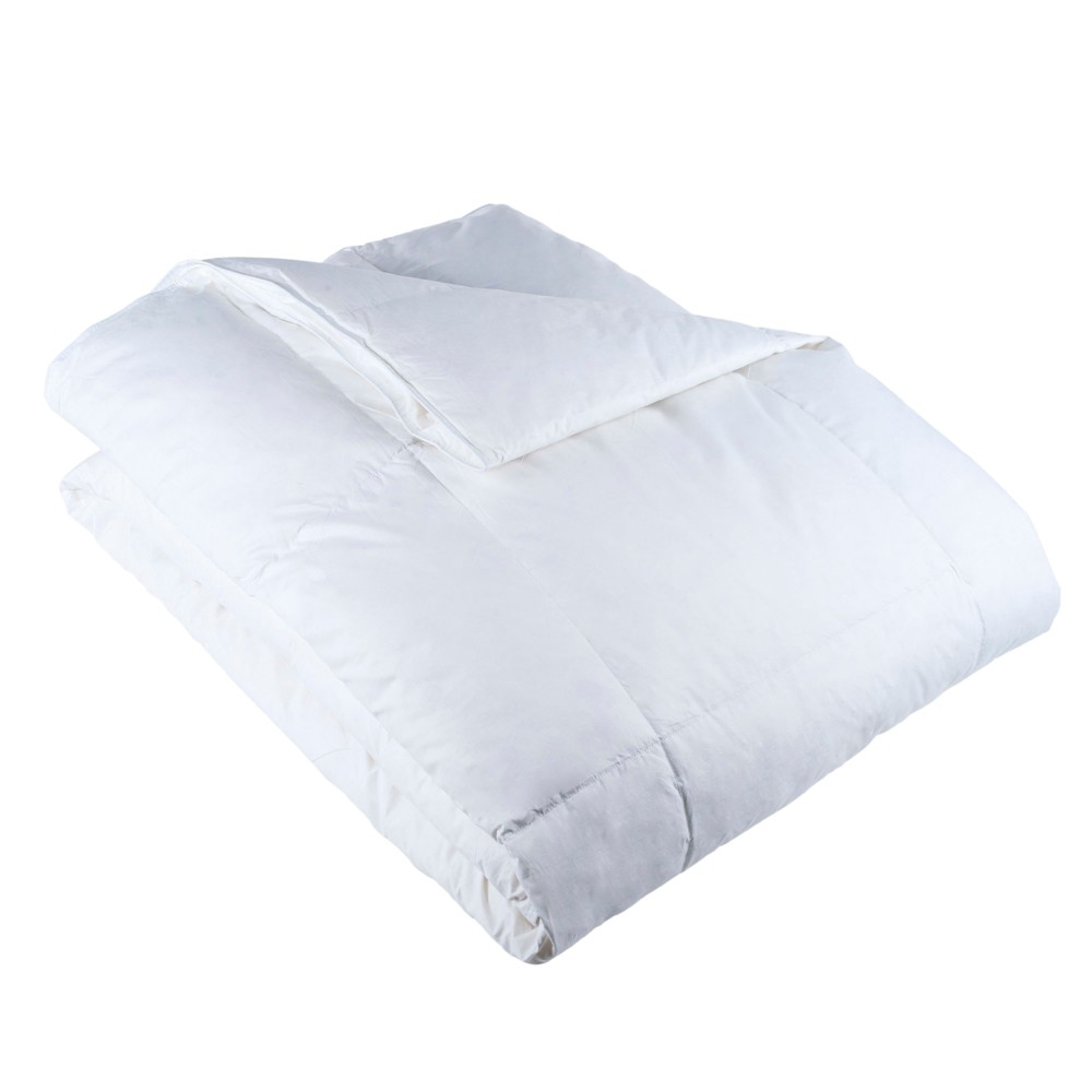 Photos - Duvet Yorkshire Home Twin Goose Down Alternative Comforter White 210 Thread Coun