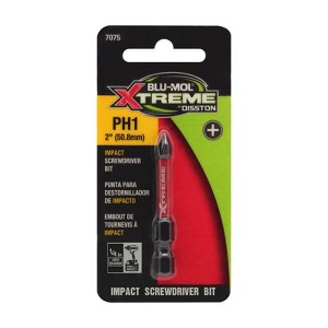 Blu-Mol Xtreme Phillips 1 X 2 in. L Screwdriver Bit S2 Tool Steel 1 pc - 1 of 2
