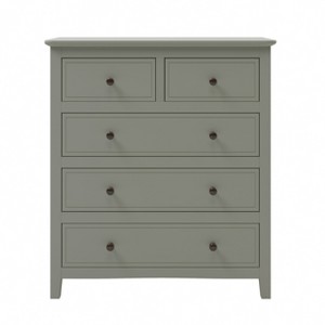 Bella Depot 32.6''W 5 Drawers Solid Wood Chest - 1 of 4