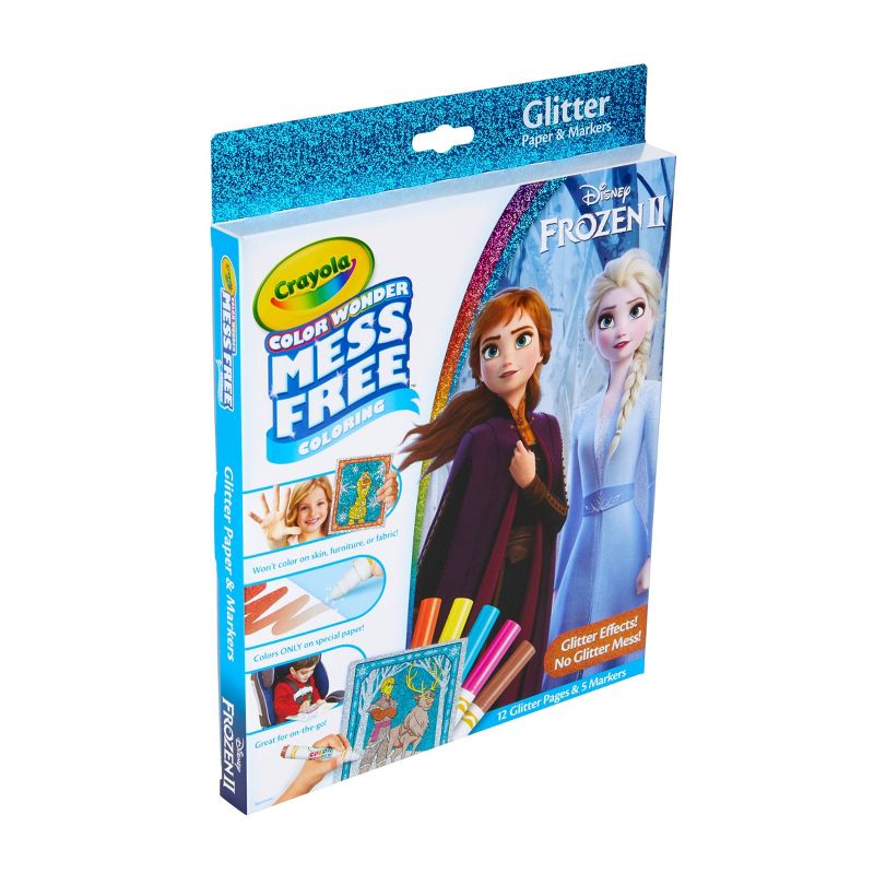 Crayola Color Wonder Glitter Coloring Kit - Disney Frozen 2, 3 of 9
