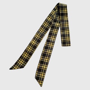 Anna-Kaci Women's Black & White Striped Tie Belt Y2K Fashion Statement Belt - 1 of 3