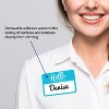 Avery Flexible Hello My Name Is Name Tags, 2-1/3" x 3-3/8", White with Assorted Colored Border, 120 Removable Name Badges (08722) - 2 of 4