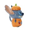 Disney 20oz Stitch Ceramic Mug Pumpkin Hat Lid - 4 of 4