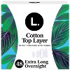 L . Ultra Thin Overnight Menstrual Pads - XL - 48ct - 2 of 4