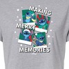 Women's - Lilo and Stitch - Making Merry Memories Cropped Graphic T-Shirt - 2 of 4