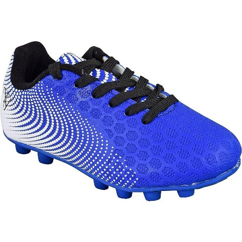 Vizari Kid's Stealth Firm Ground Outdoor Soccer Shoes -blue/white - 4.5 ...