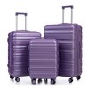 Lyngins 20/24/28 Inch 3 PCs Carry on Luggage Sets with Combination Lock,Suitcases Sets with Spinner Wheels for Family Trips - 2 of 4