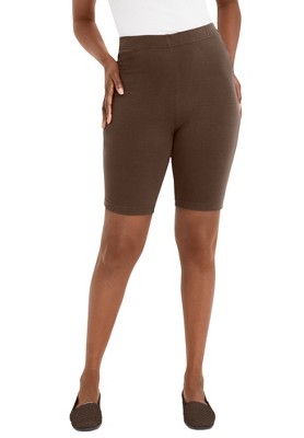 Jessica London Women's Plus Size Everyday Stretch Cotton Bike Short