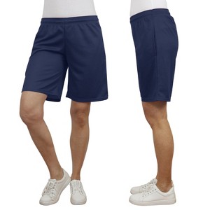 Jump Start Women's Loose Fit Lightweight Breathable Moisture Wicking Mesh Shorts - 1 of 2