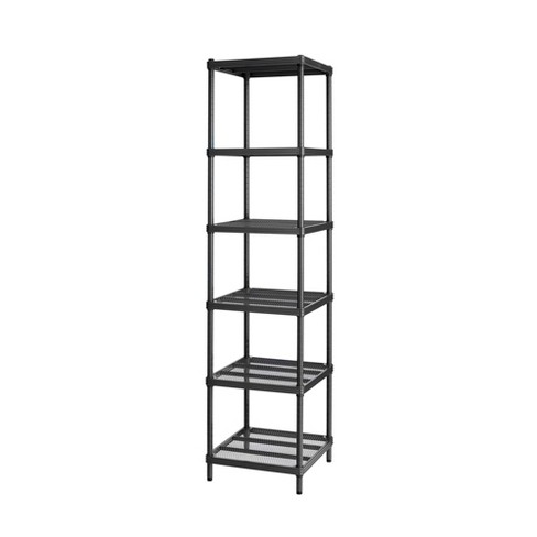 Design Ideas Meshworks Steel Storage Shelving Unit Narrow Unit 17 7 X 17 7 X 70 9 Target