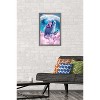 Trends International James Booker - Rainbow Llama Cat Clouds Framed Wall Poster Prints - 2 of 4