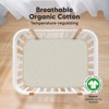 KeaBabies Mini Crib Sheets for Baby Girls, Boys, 2-Pack Soothe Pack and Play Sheets Fitted, Organic Pack N Play Mattress Sheet - 2 of 4