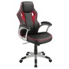 TiramisuBest Rustic Wood & Fabric Adjustable Office Chair with Modern Design - 3 of 4