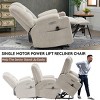 Power Lift Recliner Chair with Massage & Heat, 34" Wide Heavy Duty Recliner with USB, Type C Ports & Cup Holders for Living Room-3irtyhousy - 3 of 4
