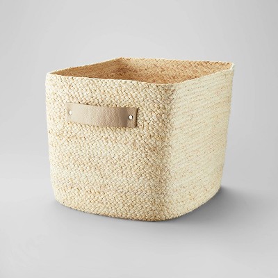 Photo 1 of Large Sewn Corn Husk Unstructured Milk Crate - Brightroom™