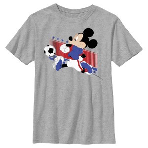 Boy's Disney Mickey Mouse Soccer USA T-Shirt - 1 of 4