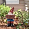 22" Welcome Sign Magnesium Oxide Gnome Statue - Alpine Corporation: Outdoor Decor, Rust-Resistant - 2 of 4