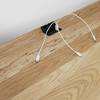 Desk with USB Ports Natural Oak - Flora Home: Pine Wood Construction, 40" Width, Integrated Drawers - 3 of 4