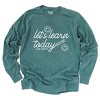 Simply Sage Market S.W.Smiley Let's Learn Today Pencil Garment Dyed Long Sleeve - 2 of 4