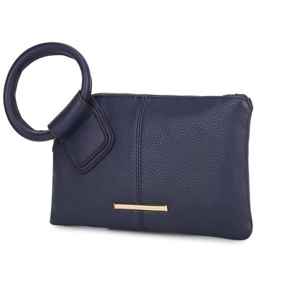 MKF Collection Luna Vegan Leather Women's Clutch/Wristlet by Mia K