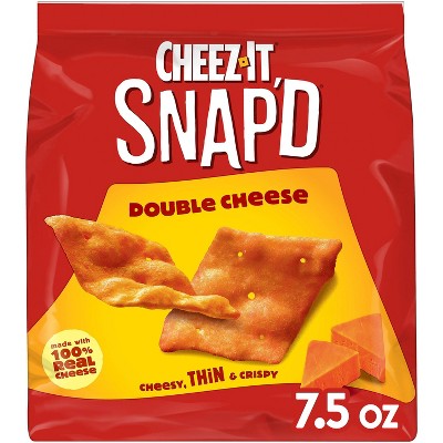 Cheez-It Snap'd Double Cheese Crackers - 7.5oz