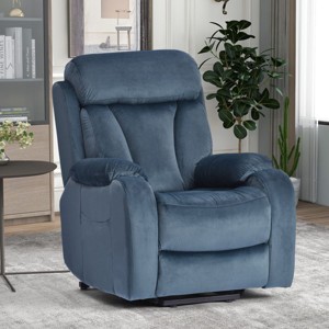 Electric Lift And Recline Chairs,Power Lift Chairs For Seniors,Recliner Armchair For Elderly,Remote Control Recliner Sofa-Cuddlewood - 1 of 4