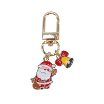 Unique Bargains Christmas Keychain Lobster Clasp Zinc Alloy 2.2" 1 Pc