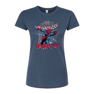 Women's - Marvel - Friendly Neighborhood Spider-Man Fitted Graphic T-Shirt - 1 of 3