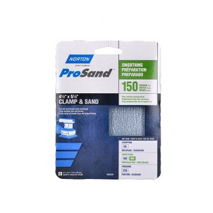 Norton ProSand 5-1/2 in. L X 4-1/2 in. W 150 Grit Aluminum Oxide Sanding Sheet 6 pk - 1 of 1