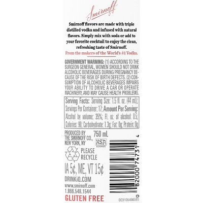 Smirnoff Pineapple Flavored Vodka - 750ml Bottle